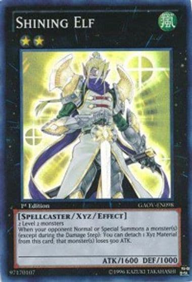 Shining Elf Galactic Overlord Yu-Gi-Oh! card