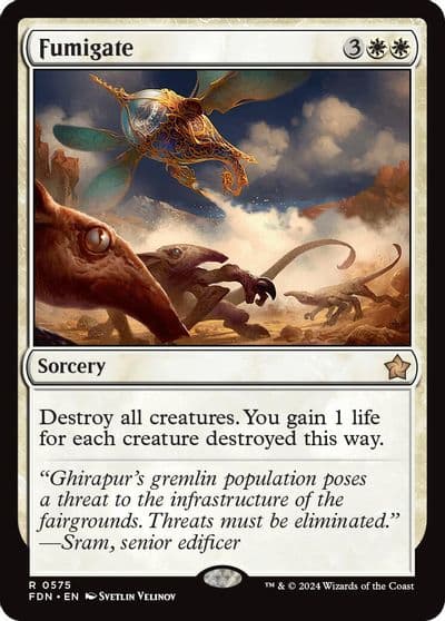 Fumigate Foundations Magic card