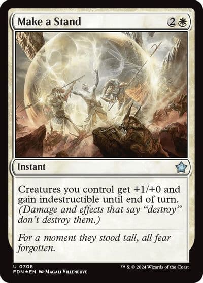 Make a Stand Foundations Magic card