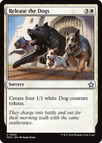 Release the Dogs Foundations Magic card