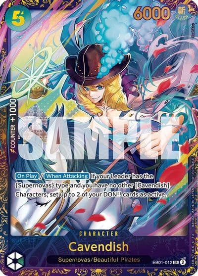 Cavendish Treasure Cup 2024 One Piece Promotion Cards One Piece card