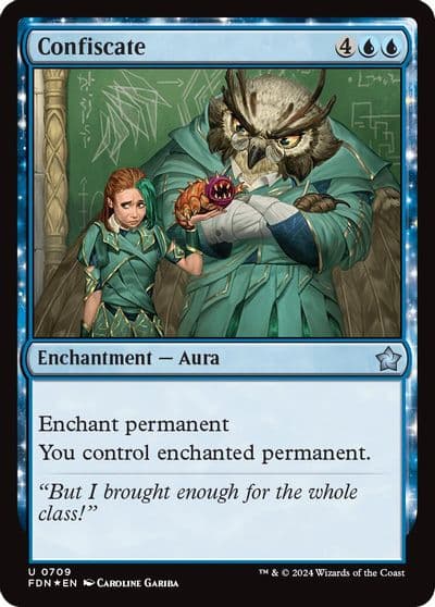 Confiscate Foundations Magic card