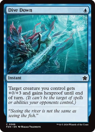 Dive Down Foundations Magic card