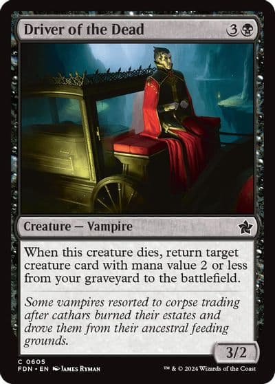 Driver of the Dead Foundations Magic card