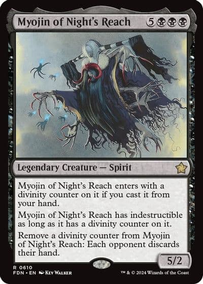 Myojin of Nights Reach Foundations Magic card