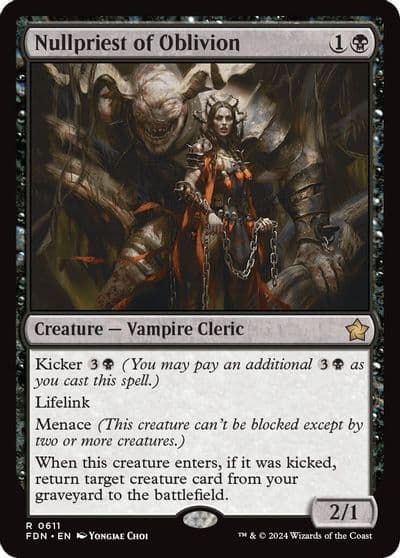 Nullpriest of Oblivion Foundations Magic card