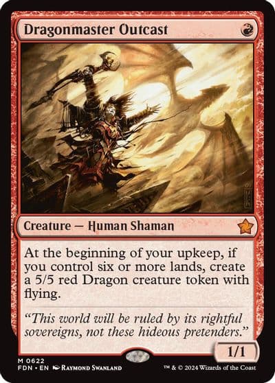 Dragonmaster Outcast Foundations Magic card