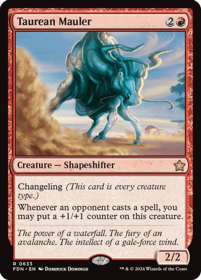 Taurean Mauler Foundations Magic card