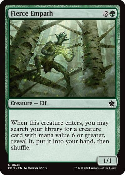 Fierce Empath Foundations Magic card