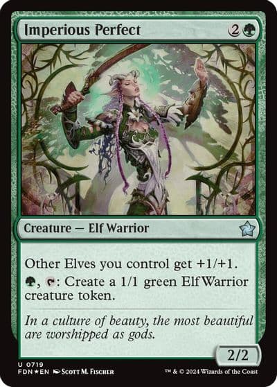 Imperious Perfect Foundations Magic card