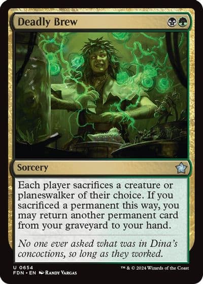 Deadly Brew Foundations Magic card