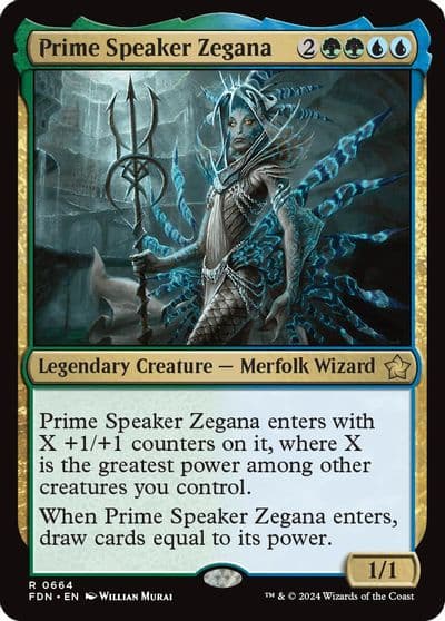 Prime Speaker Zegana Foundations Magic card
