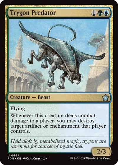 Trygon Predator Foundations Magic card