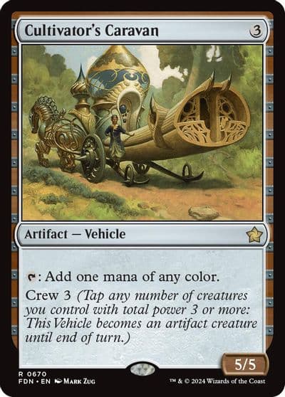 Cultivators Caravan Foundations Magic card