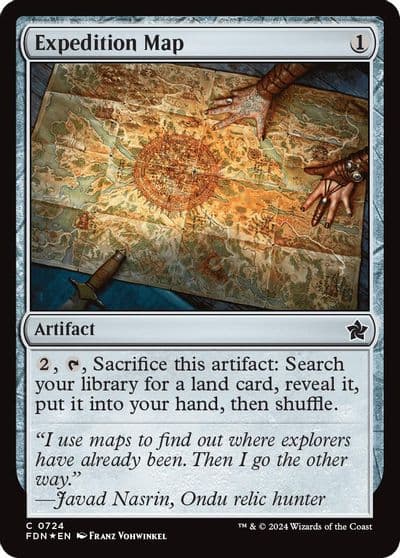 Expedition Map Foundations Magic card