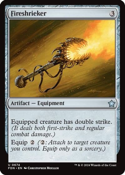 Fireshrieker Foundations Magic card