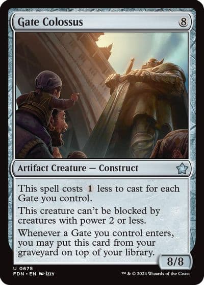 Gate Colossus Foundations Magic card