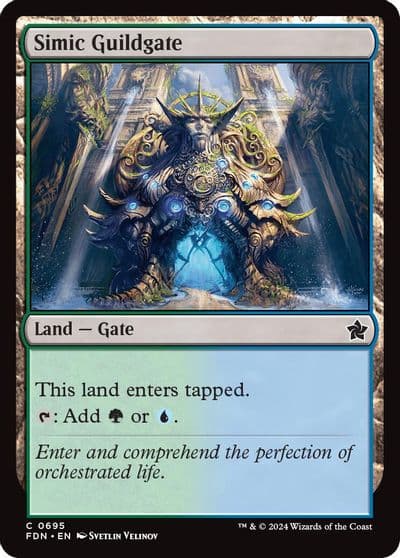 Simic Guildgate Foundations Magic card
