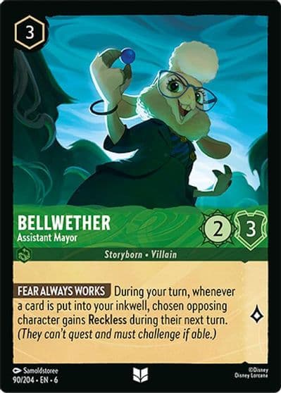 Bellwether Assistant Mayor Azurite Sea Lorcana card