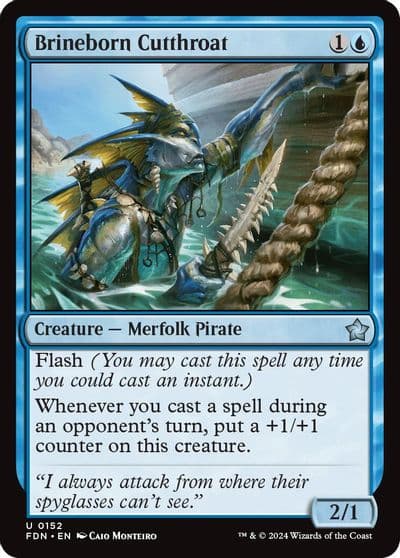 Brineborn Cutthroat Foundations Magic card