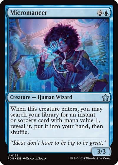 Micromancer Foundations Magic card