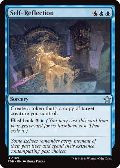 Self Reflection Foundations Magic card
