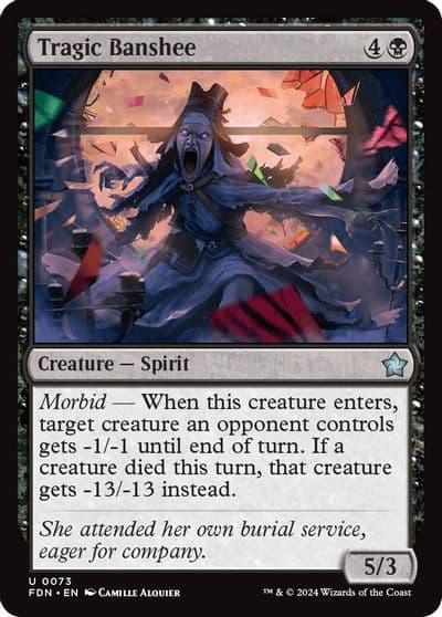 Tragic Banshee Foundations Magic card