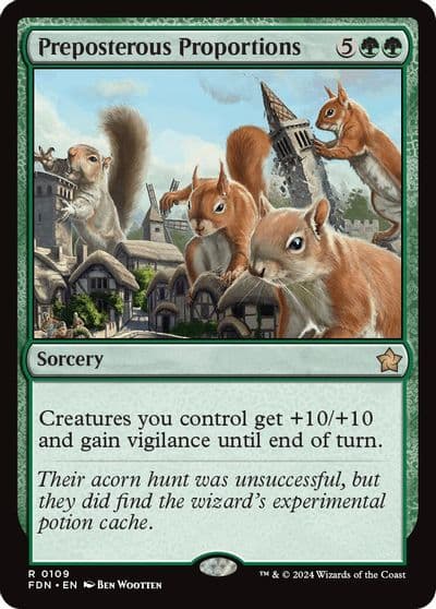 Preposterous Proportions Foundations Magic card