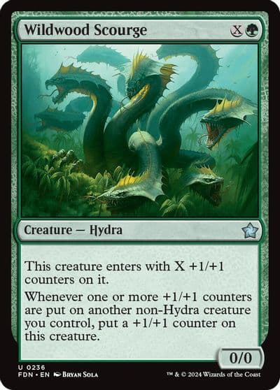 Wildwood Scourge Foundations Magic card