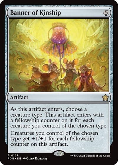 Banner of Kinship Foundations Magic card
