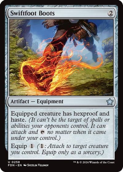 Swiftfoot Boots Foundations Magic card