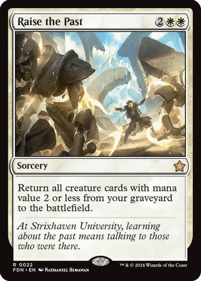 Raise the Past Foundations Magic card