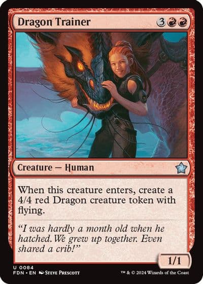 Dragon Trainer Foundations Magic card