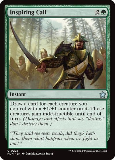 Inspiring Call Foundations Magic card