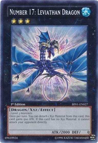 Number 17 Leviathan Dragon Battle Pack: Epic Dawn Yu-Gi-Oh! card