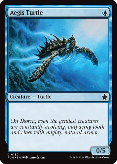 Aegis Turtle Foundations Magic card