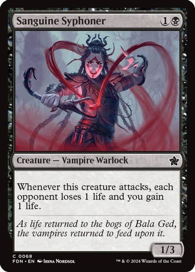 Sanguine Syphoner Foundations Magic card