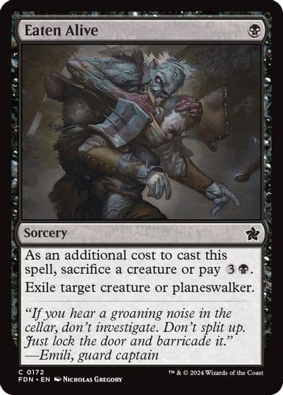 Eaten Alive Foundations Magic card