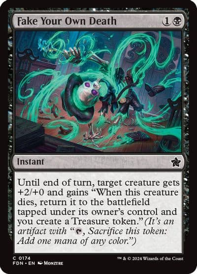 Fake Your Own Death Foundations Magic card