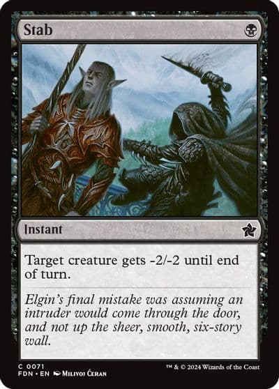 Stab Foundations Magic card