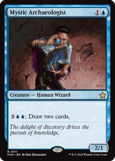Mystic Archaeologist Foundations Magic card