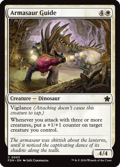 Armasaur Guide Foundations Magic card
