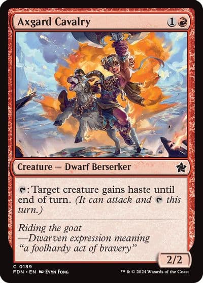 Axgard Cavalry Foundations Magic card