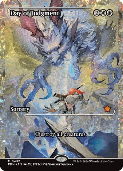 Day of Judgment Showcase Fracture Foil Foundations Magic card