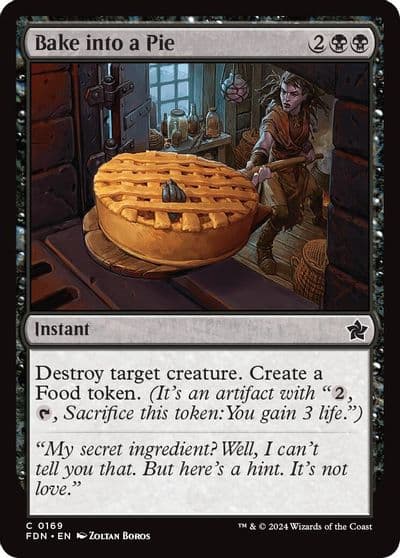 Bake into a Pie Foundations Magic card