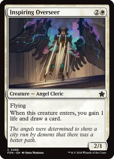 Inspiring Overseer 0496 Foundations Magic card