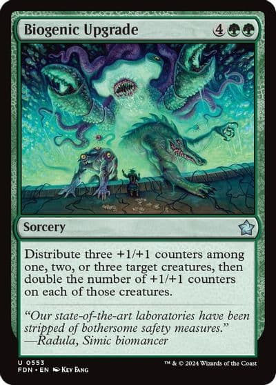 Biogenic Upgrade Foundations Magic card