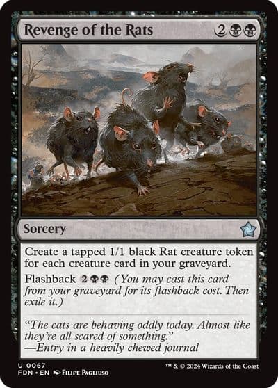 Revenge of the Rats Foundations Magic card
