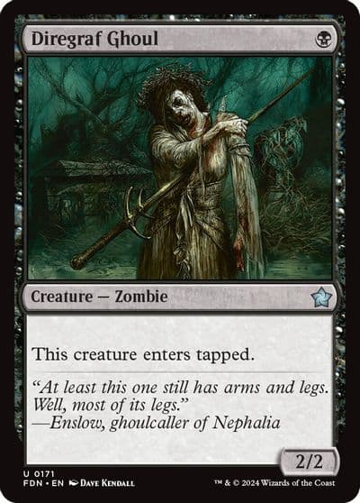Diregraf Ghoul Foundations Magic card