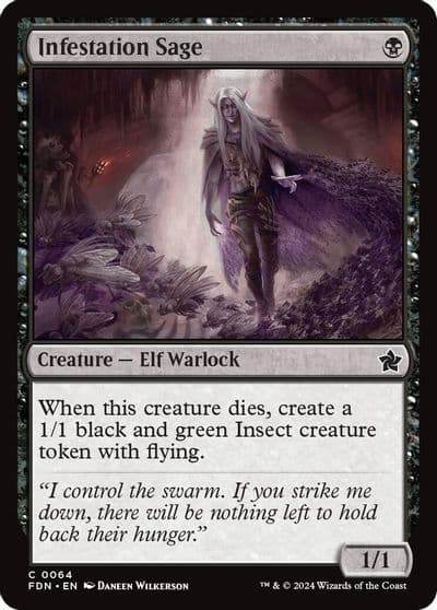 Infestation Sage Foundations Magic card
